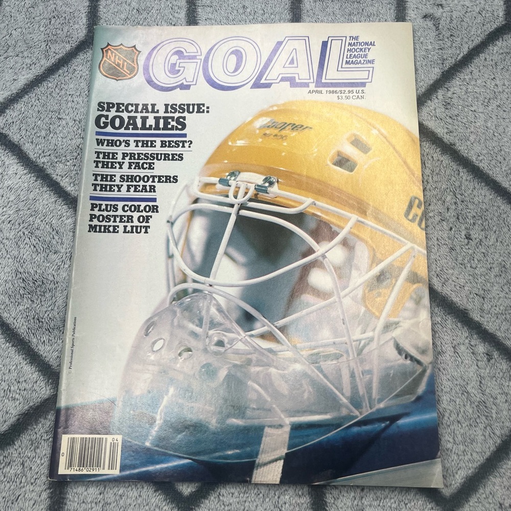 Vintage NHL National Hockey League GOAL Magazine Lot of 4 1980s - Picture 6 of 8